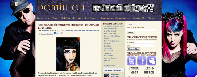 Dominion Magazine feature Spittingflower Productions in their Movers & Shakers article. Dominion Magazine make Spittingflower Productions ‘Dutch Order’ video ‘Waking the forest’ video of the week! &nbsp;